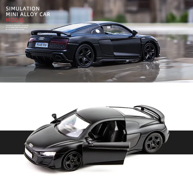 Mare Simulare Rafinat Diecasts & Vehicule de Jucărie: RMZ city Car Styling R8 Coupe 1:36 Aliaj Supercar Model Trage Înapoi de Acțiune