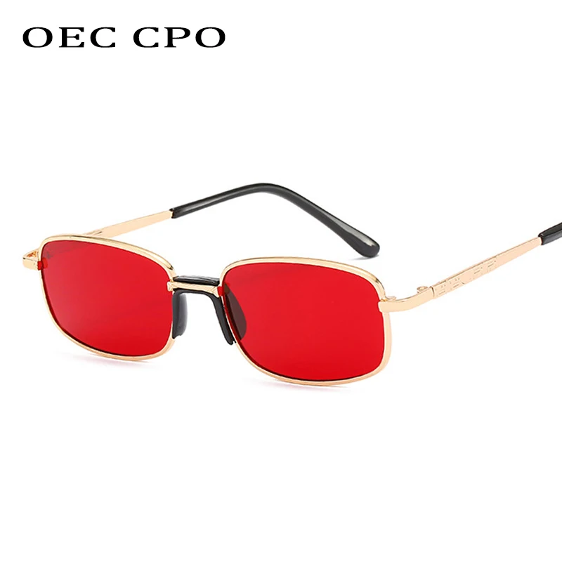 OEC CPO Piața de Moda ochelari de soare Femei Vintage Nuante de Brand Designer de Sexy Rosu Negru Ochelari de Soare Barbati de Conducere oculos femini O247