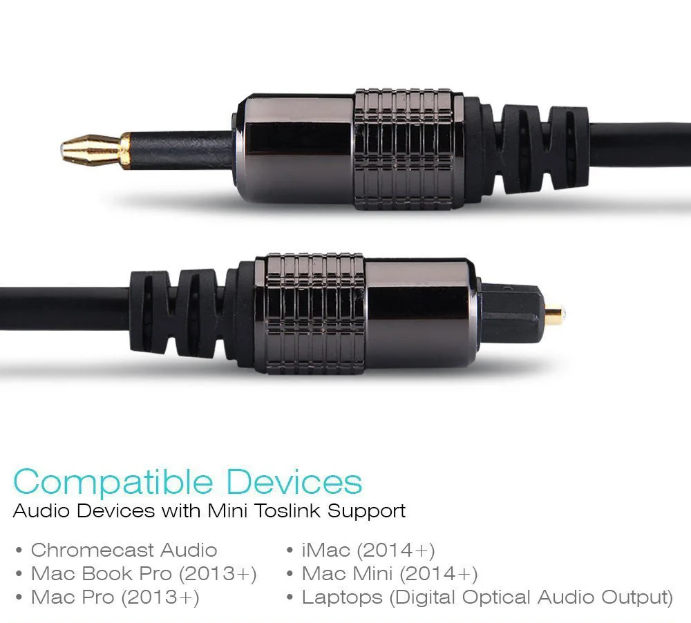 2m 5m 10m Digital Cablu Audio Optic SPDIF Optic Fibre Pătrat în Gura Audio cablu Pentru TV BOX Amplificator