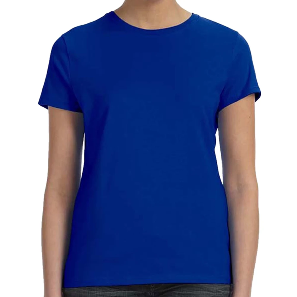 Ropa Mujer culoare Solidă Nou tricou Femei Estetice Streetwear tricou Rafinat Respirabil Casual Gât Rotund Albastru Închis, Tricou