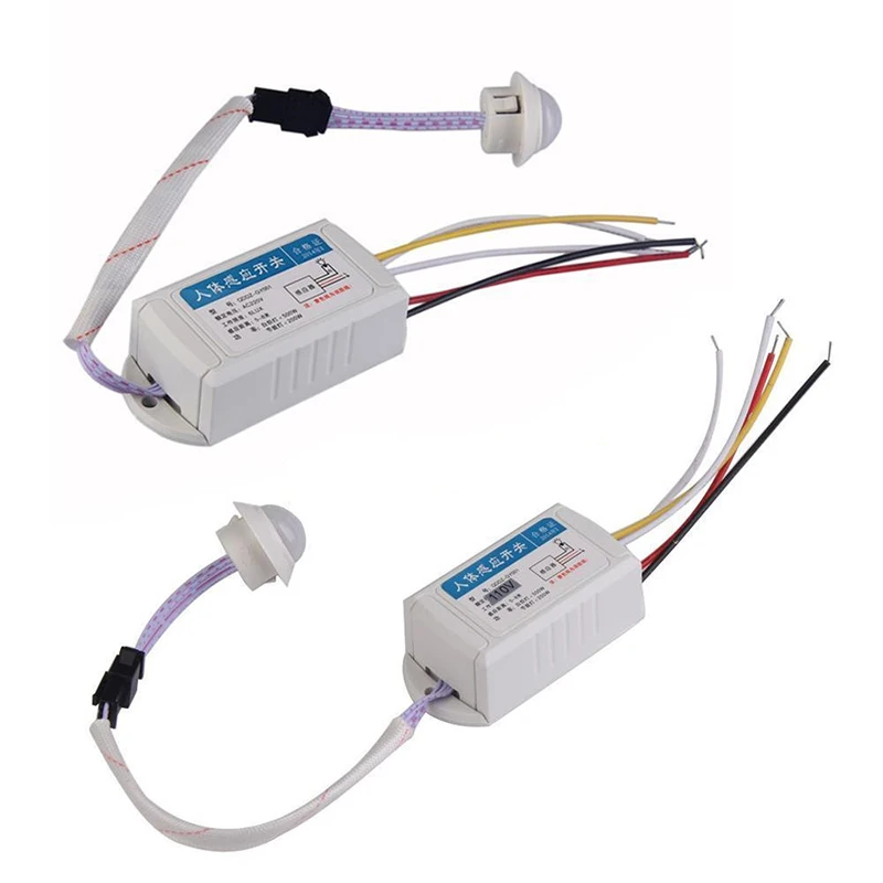 Lumini profesionale 220V IR LED-uri Infrarosu Body Motion Senzor Automat de Lumină Lampă de Control Întrerupător
