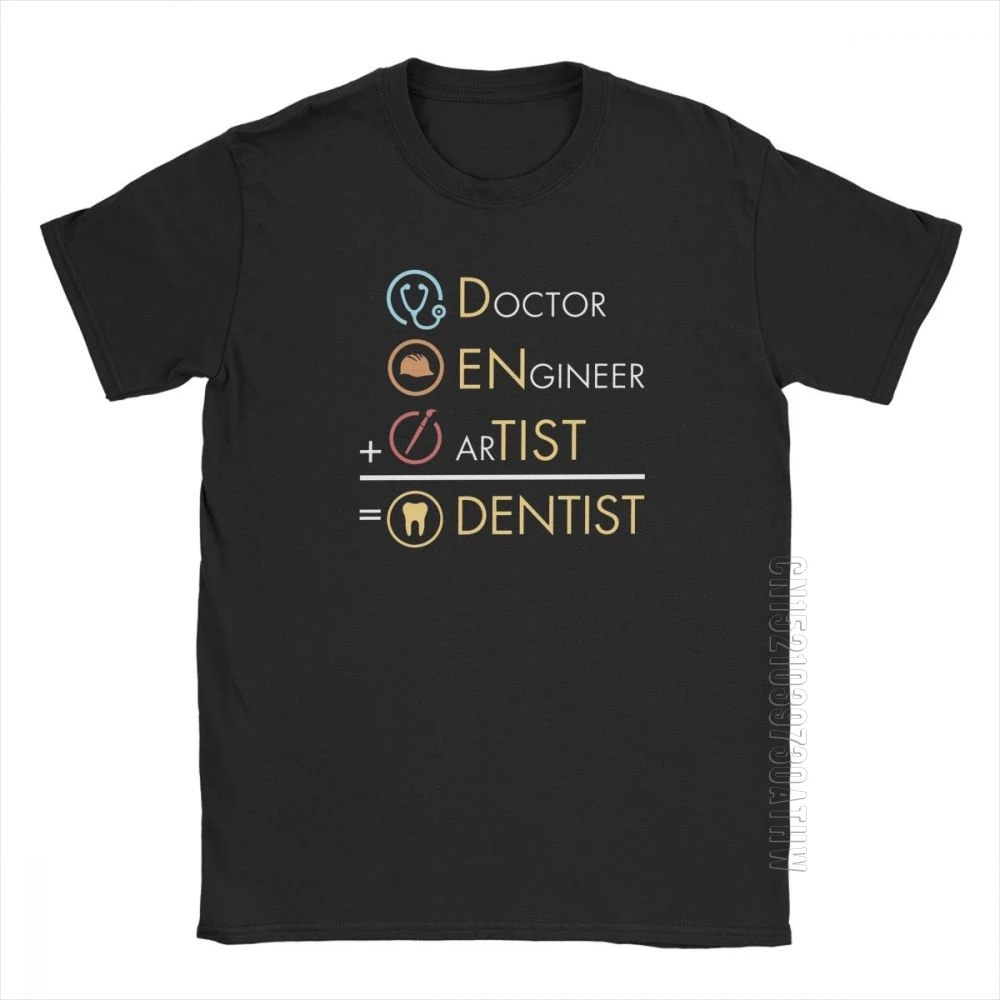 Doctor Inginer Artist Vintage Tricou Barbati Dentist Amuzant, Student La Stomatologie Topuri Adult Tricouri Din Bumbac T-Shirt Echipajul Gât