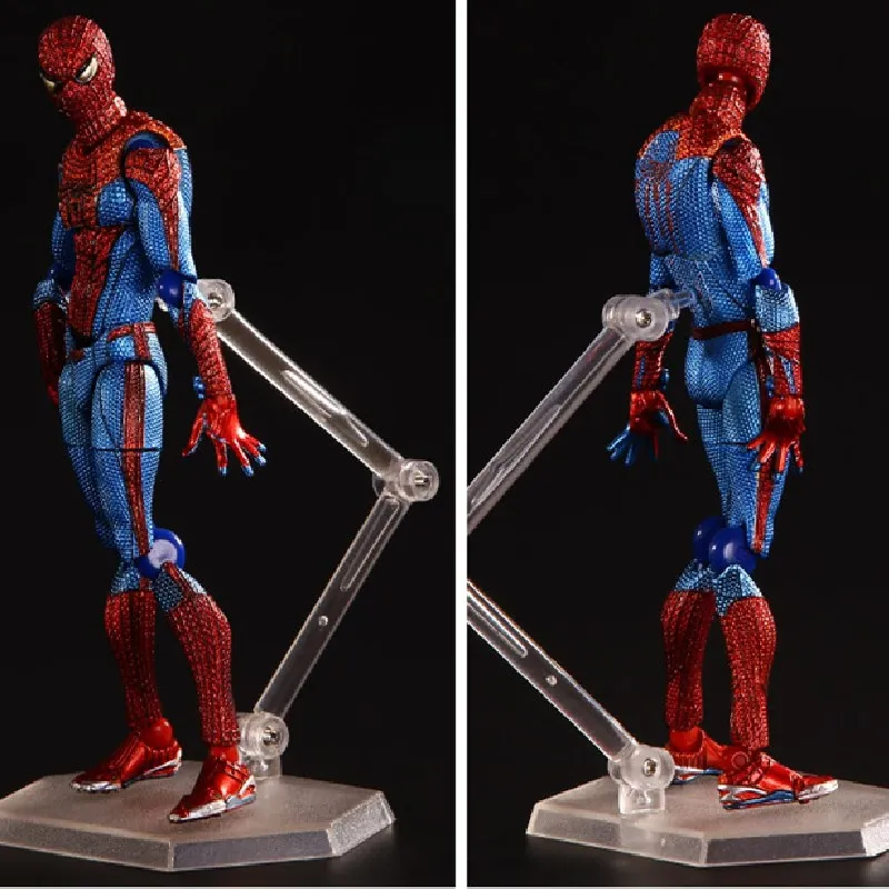 Marvel Figura Anime Spider-Man: Homecoming PVC Set de Jucării Figma #199 Avengers Acțiune Figural Model de Papusa Ironman, Hulk Figma Papusa