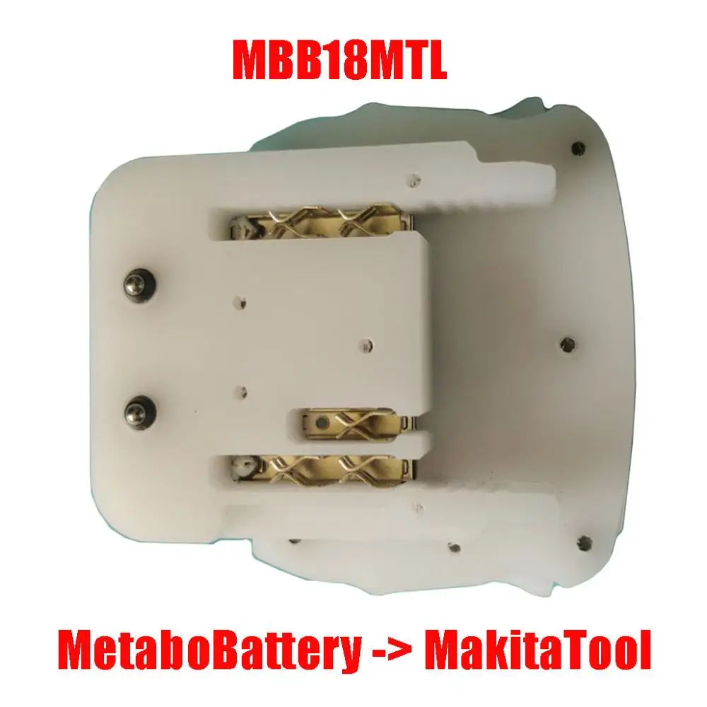 Instrument Electric Adaptor Convertor MK18MTB ( Makita Acumulator pentru Metabo Instrument ) MBB18MTL ( Metabo Baterie pentru Makita Instrument )