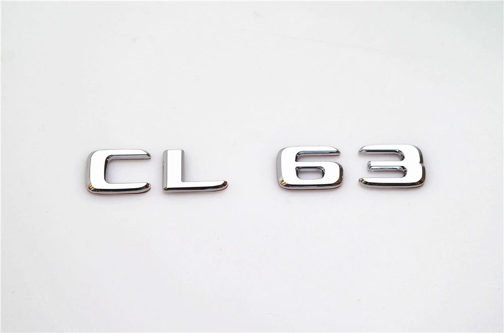 Emblema, Insigna Decal Portbagaj Spate cu ABS pentru Mercedes-Benz CL500 CL550 CL600 CL55 CL63 CL65 Chrome Elegant Exterior Masina Autocolante