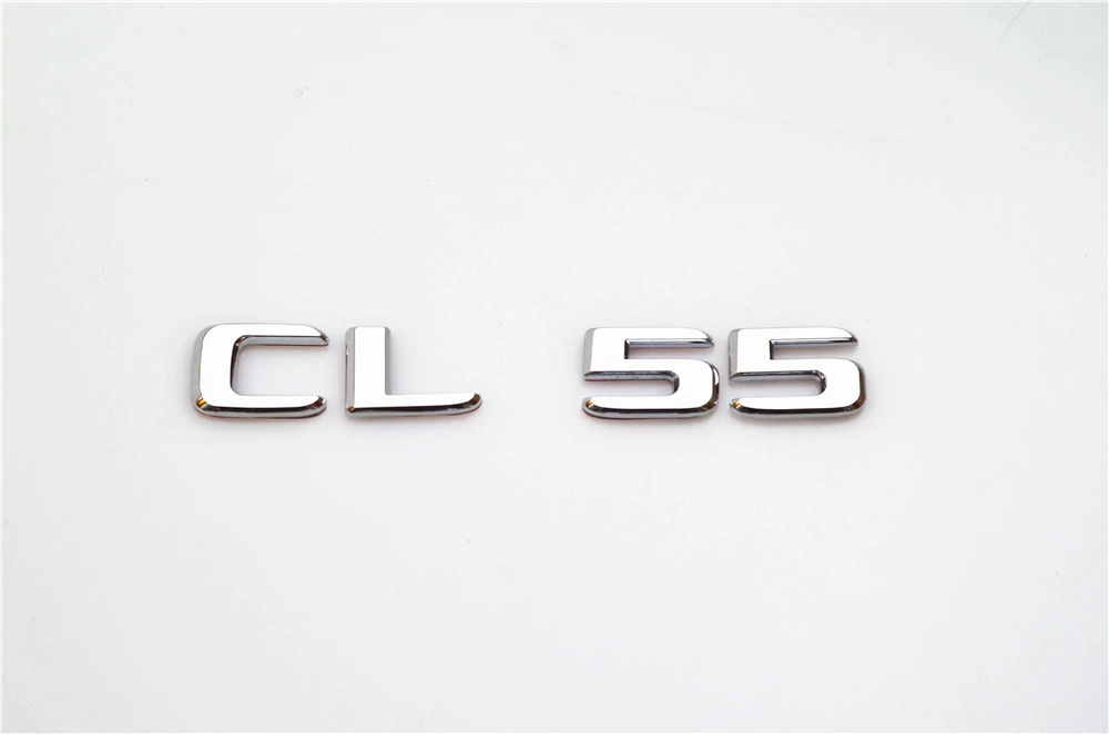 Emblema, Insigna Decal Portbagaj Spate cu ABS pentru Mercedes-Benz CL500 CL550 CL600 CL55 CL63 CL65 Chrome Elegant Exterior Masina Autocolante