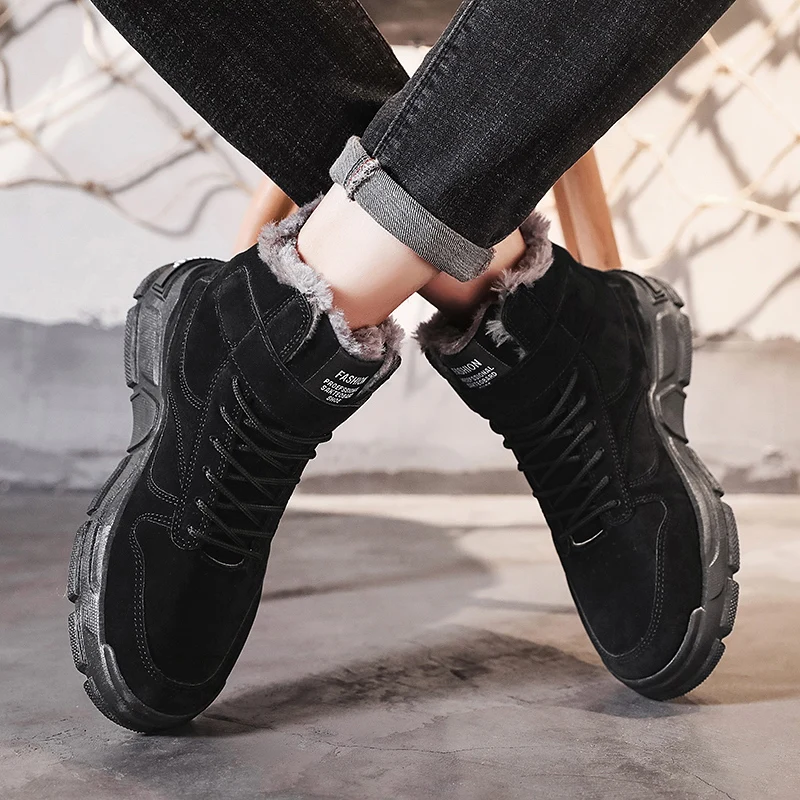 2020 Nou Stil Cizme de Zapada Bumbac Pantofi Barbati Pantofi Casual, de recreere în aer Liber Adidași Bărbați Adidași de Moda
