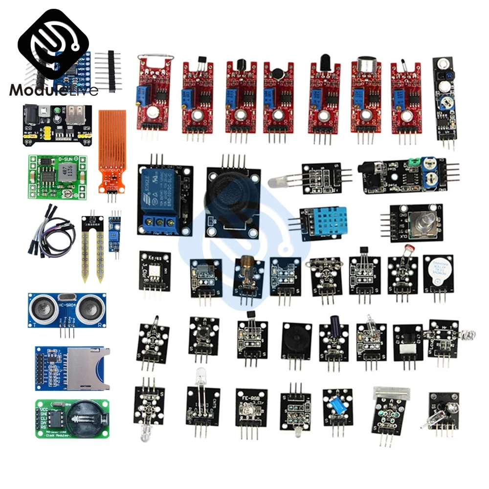 45 în 1 Senzori Module Starter Kit Pentru Arduino UNO R3 Mega2560 Nano mai Bine decât 37in1 Senzor Kit Diy Instrumente Electronice