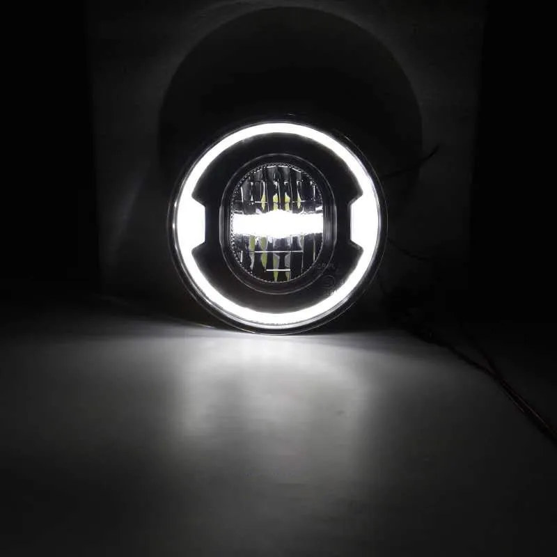 Masina noua Reflector de 7 Inch, Faruri cu LED-uri pentru Jeep Wrangler JK TJ CJ Hummer Buna faza Cu DRL de Semnalizare Halo Faruri 2 buc