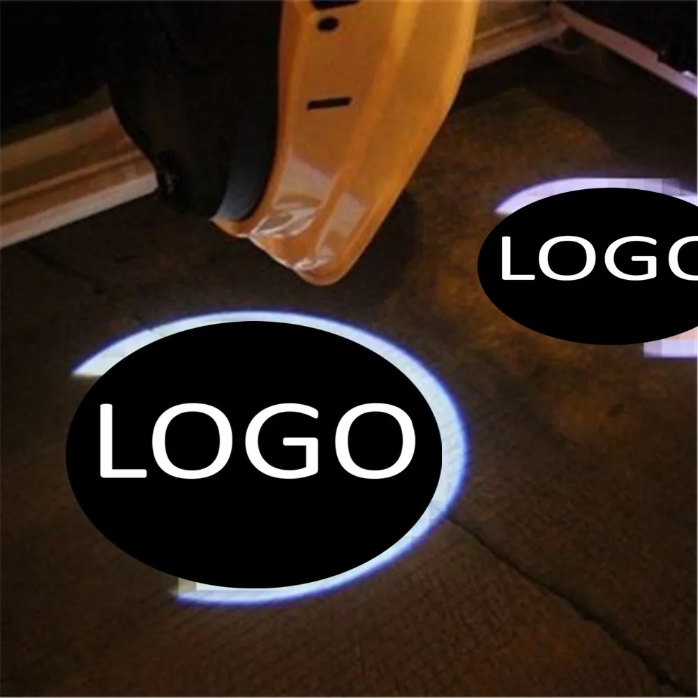 JingXiangFeng 2 buc Caz Pentru ferrari Pentru wuling Portiera bun venit Lumina LED Laser Logo-ul Pentru Citroen Ghost Shadow Pentru lancia Avertizare