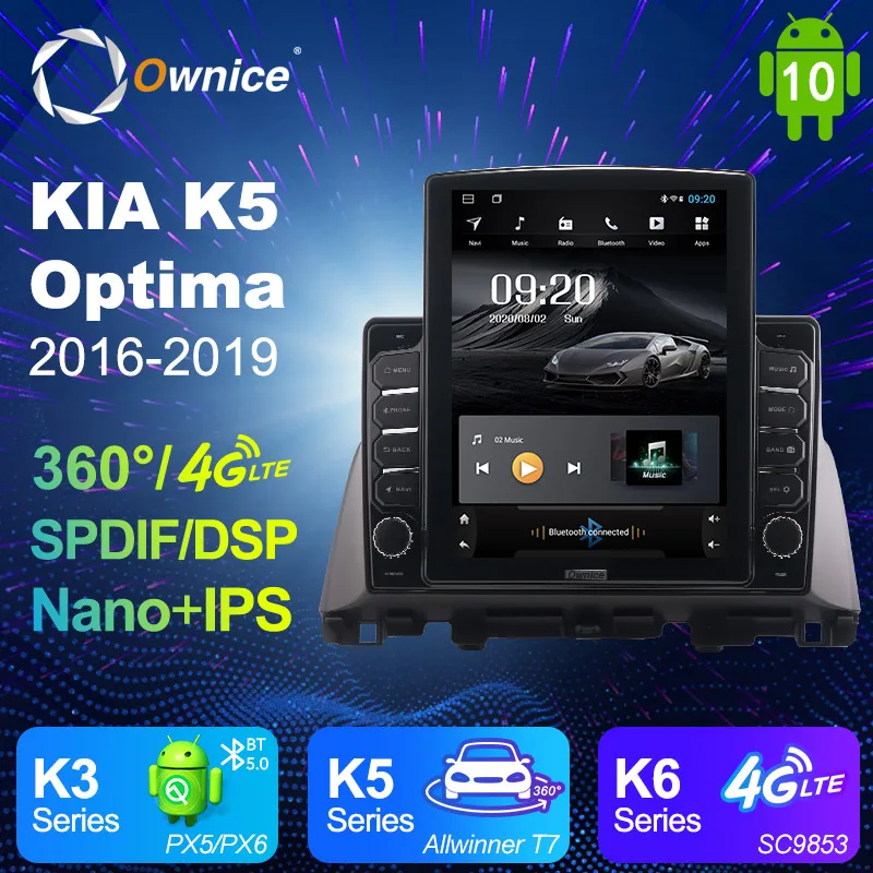 Android 10.0 Ownice Autoradio 2Din pentru Kia Optima K5 2016 2017 2018 2019 Auto Radio Auto Navigație GPS Multimedia DSP 360