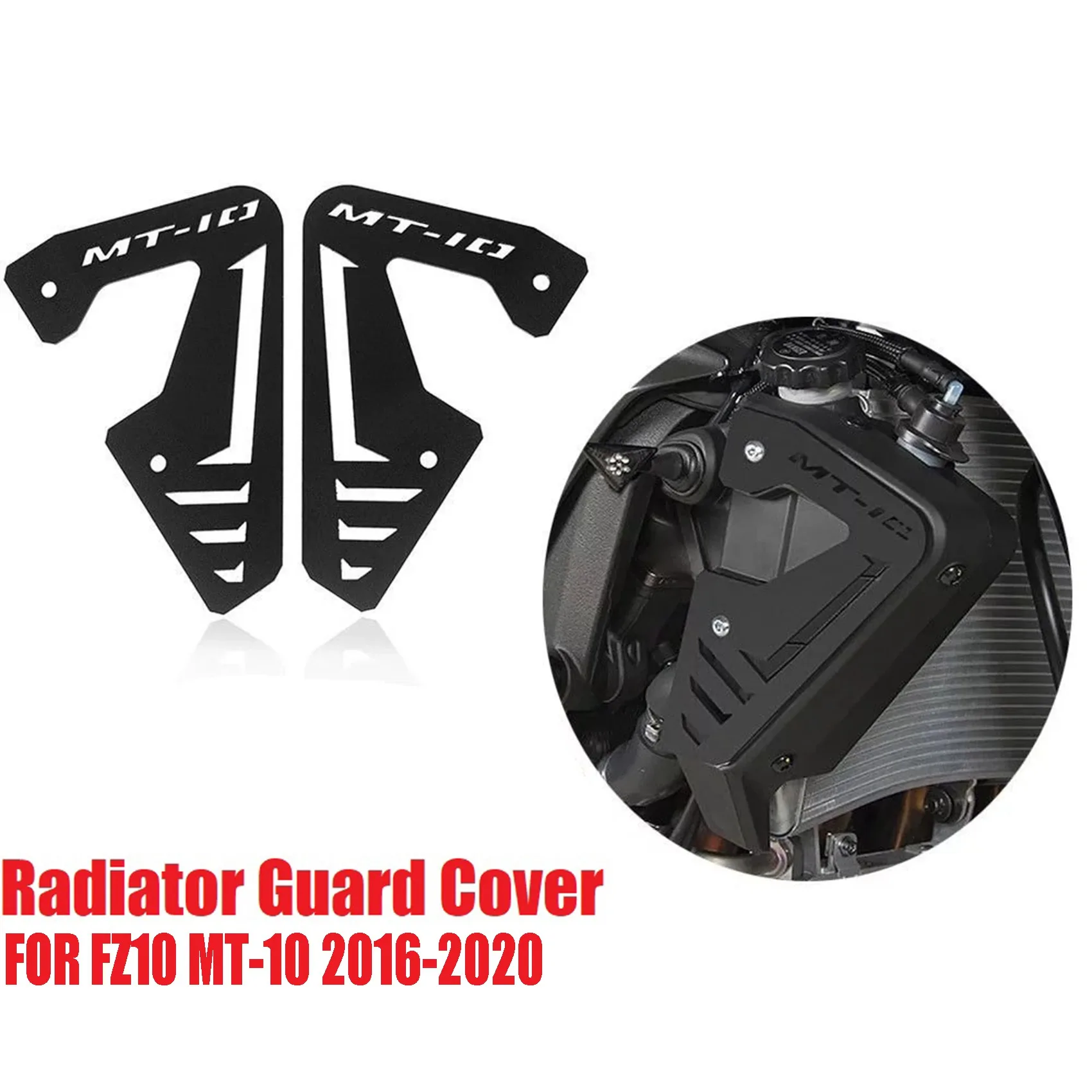 Aluminiu Radiator Motocicleta Partea Placă Capac Protector Guard pentru Yamaha MT FZ 10 MT10 FZ10 MT-10 FZ-10-2020