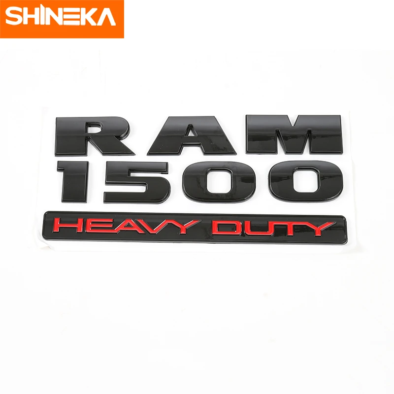 SHINEKA Autocolant Auto Pentru Dodge Ram 1500 2500 3500 Insigna Auto 3D Emblema Logo-ul Plăcuța Decalcomanii de styling Pentru Dodge Ram 1500 2500 3500
