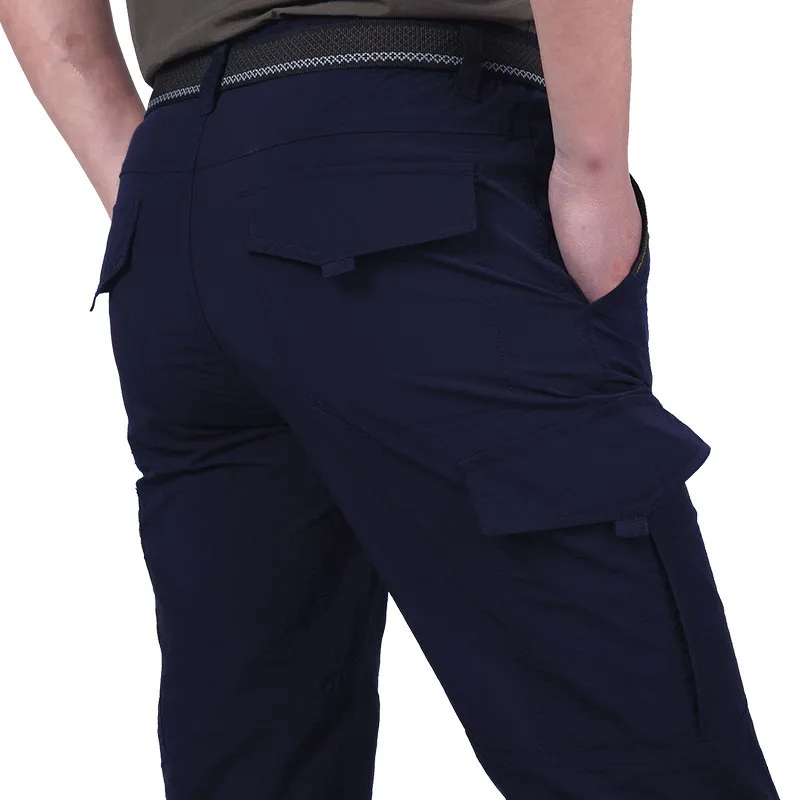 Oamenii Usoare Tactice Pantaloni Casual Respirabil Armata Stil Militar Pantaloni Lungi De Sex Masculin Rezistent La Apa Iute Uscat Pantaloni Jos