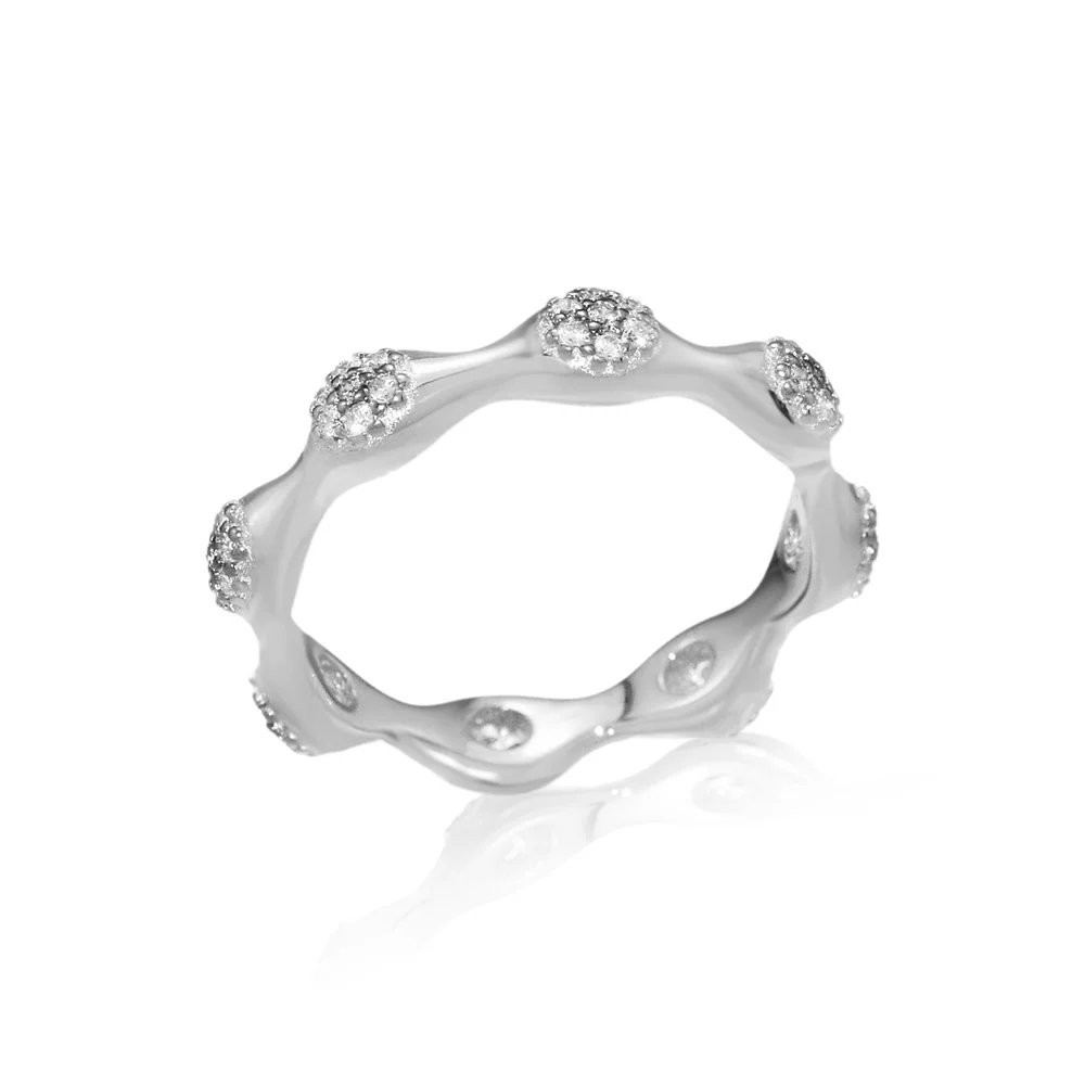 Modern LovePods Inel Argint 925 Clar CZ Decor Inele pentru Femei Bijuterii de Nunta Accesorii