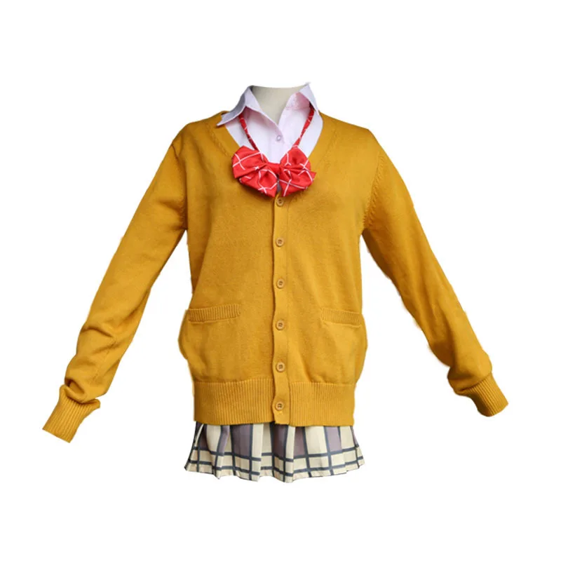 High-Q Unisex Anime Pentru Citrice Aihara Yuzu Costume Cosplay Elev De Școală Uniformă Rochie Seturi
