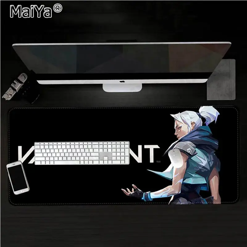 MaiYaCa Personalizate de Moda se Răcească VALORANT Jocuri Jucător de birou laptop Cauciuc Mouse-ul Mat de Cauciuc Calculator PC Gaming mousepad
