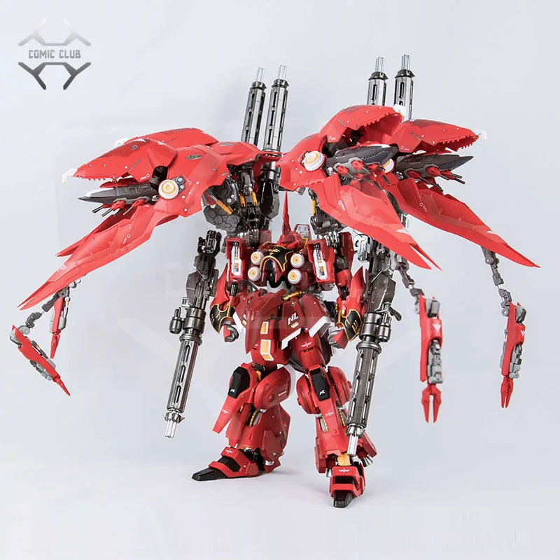 Benzi DESENATE CLUB AnaheimFactoryModels MB metalbuild MB 1/100 ALIAJ KSHATRIYA roșu versiune Anime Gundam unicorn figurina robot de jucărie