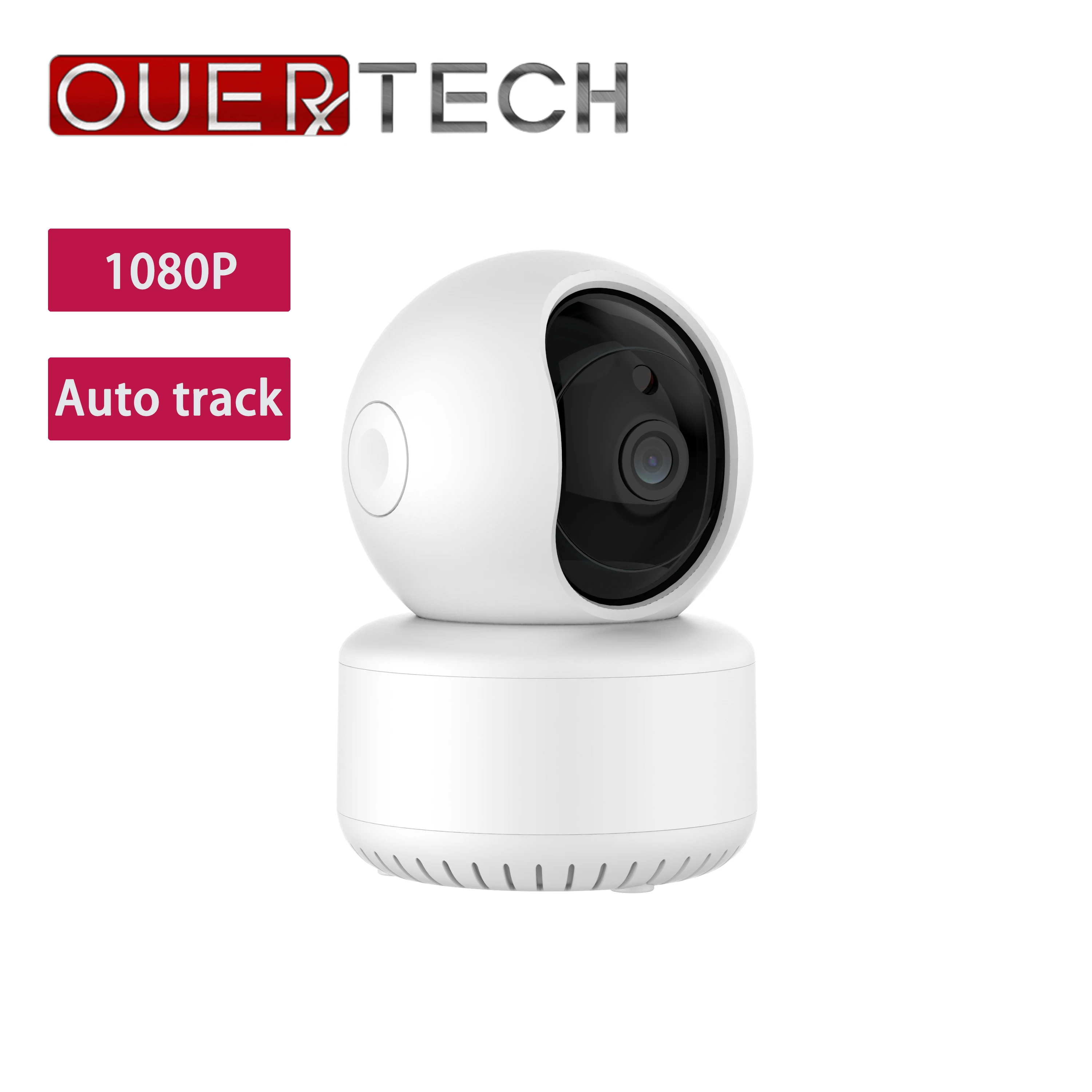 OUERTECH Automat de urmărire și de Două-way Audio 360 de 2MP Inteligent WIFI camera Camera de Securitate pentru acasă cu Slot pentru Card