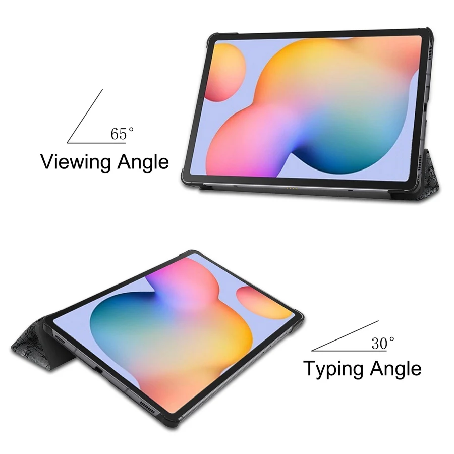 Pentru Samsung Tab S6 Lite SM P610 P615 2020 Eliberarea Inteligent Trifold Tableta Caz Pentru Galaxy Tab S6 Lite 10.4 Tableta caz +film Pen