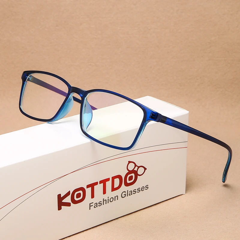 KOTTDO Epocă Pătrat Ochelari baza de Prescriptie medicala-Rame pentru Barbati Moda Clasic din Plastic Femeile Rame Ochelari de vedere Oculos De Grau