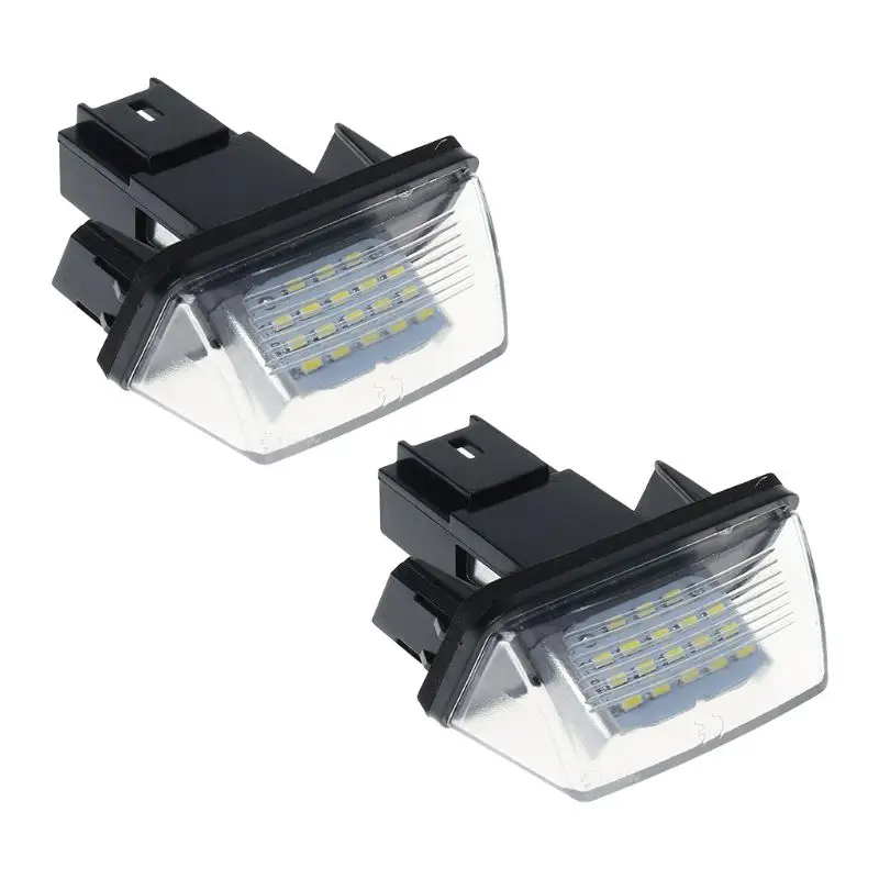 1 Pereche 18 LED Numărul de Înmatriculare Lumini Lampa Pentru Peugeot 206 207 307 308 406 Citroen C3/C4/C5/C6