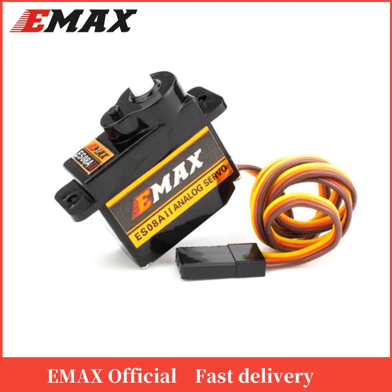 Cadou Oficial EMAX ES08A II Micro Servo Plastic de Viteze 1,8 kg/Sec Pentru Modele RC