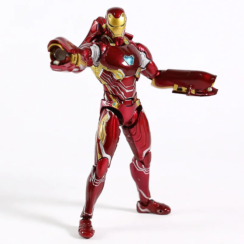 Avengers Finalul jocului Iron Man MK50 Nano Arme Set 2 folii PVC figurina de Colectie Model de Jucărie