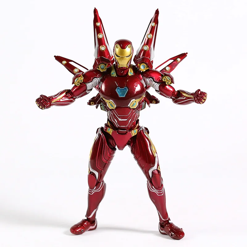 Avengers Finalul jocului Iron Man MK50 Nano Arme Set 2 folii PVC figurina de Colectie Model de Jucărie