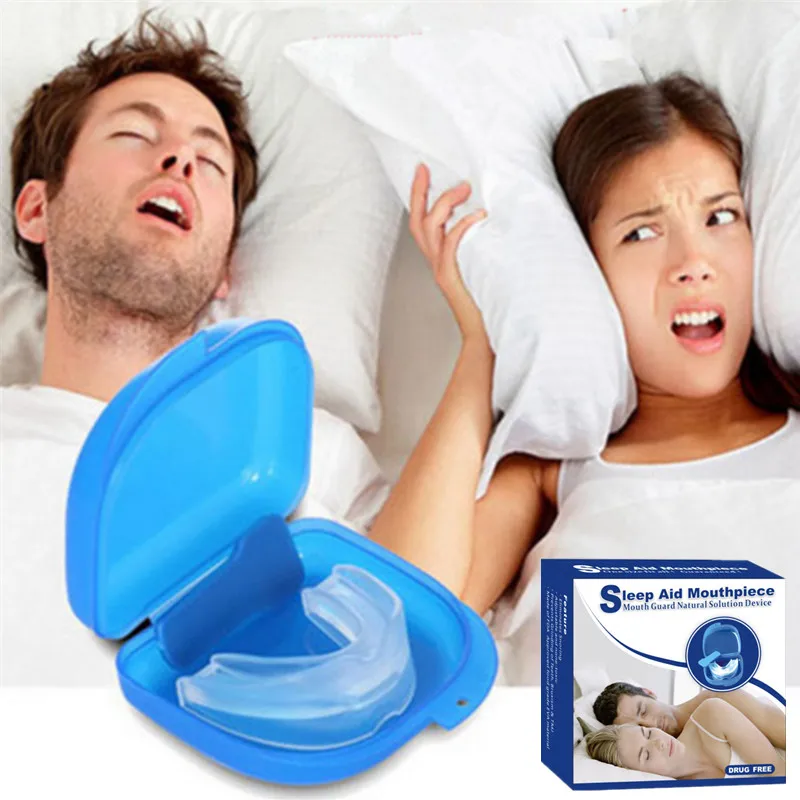 3Box/lot Anti Sforăit Silicon de Noapte se Oprește Dintii de Slefuire gutiera Opri Sforăit Tăvi de Apnee în somn de Ajutor de Îngrijire a Sănătății