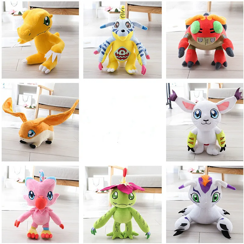 30CM Anime Japonez Digital Monștri Digimon Jucării de Pluș Moale Digimon Păpuși de Pluș Cadouri de Ziua de nastere Pentru Copii