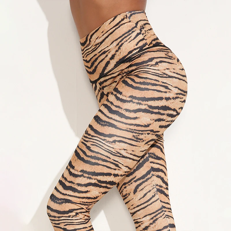 SVOKOR fără Sudură Pantaloni de Yoga Gol Înapoi Cruce Curele Sport Femei Fitness Leopard Gym Push Up Legging de Funcționare Sport Pantaloni de Antrenament