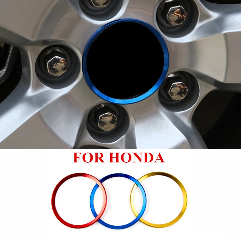 De lux, cele mai Bune Accesorii Auto Jantă Butuc Rotund Inel Ornamental Dedicat Pentru toate modelele Honda CIVIC 2016-2019 Mașină de Styling Interior 4 BUC/Set