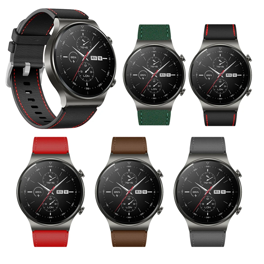 Inlocuire Piele WristStrap Trupa Pentru Huawei Watch GT 2 Pro Moda stil Oficial de Afaceri Inteligent bratara pentru huawei gt2 pro