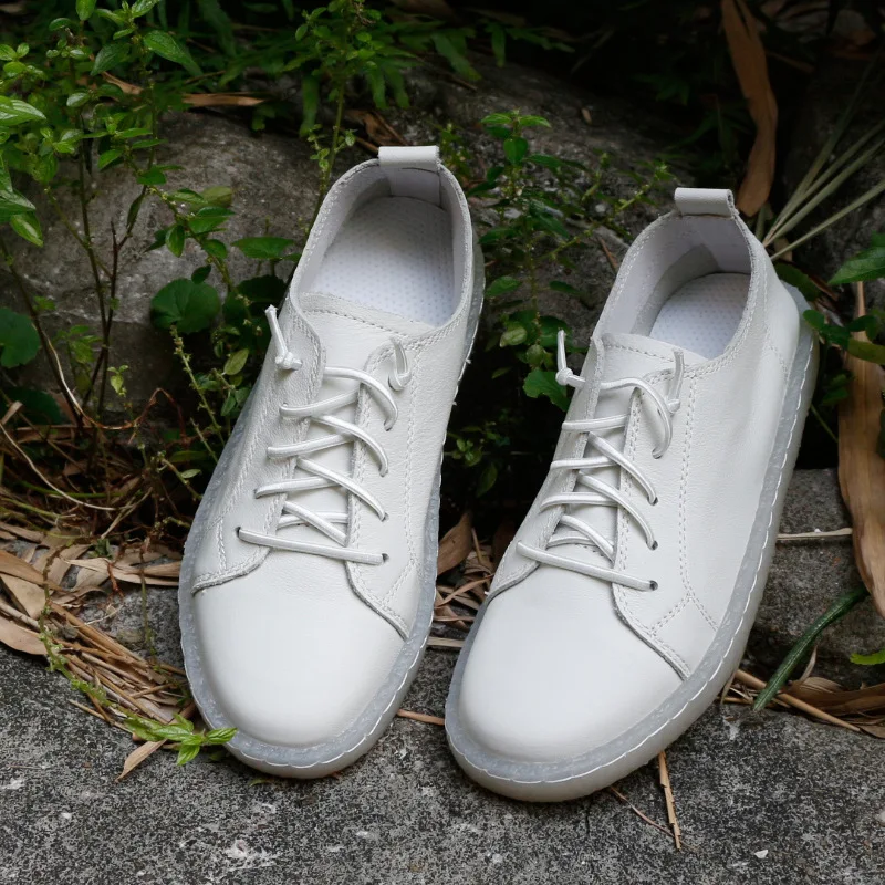 Vallu 2020 noi mici, albe, pantofi low-top bomboane de culoare student pantofi plat pentru femei din piele pantofi