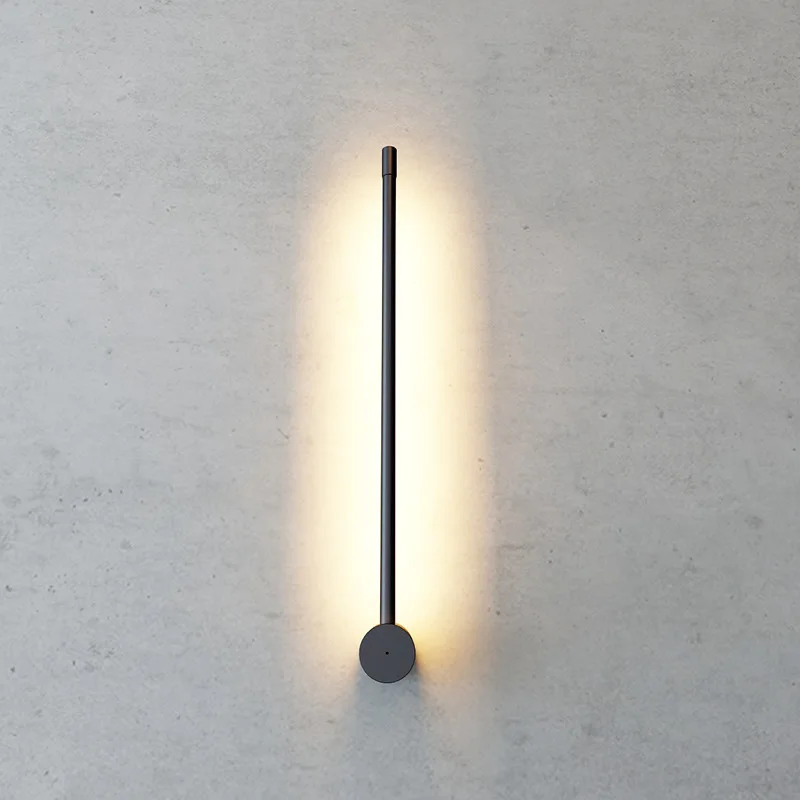 Nordic Minimalist Led Lampă de Perete Modernă Linie Simplă Lumini de Perete de Decor pentru Casa Living Noptiera Bar Scări Tranșee de Lumină Oglindă