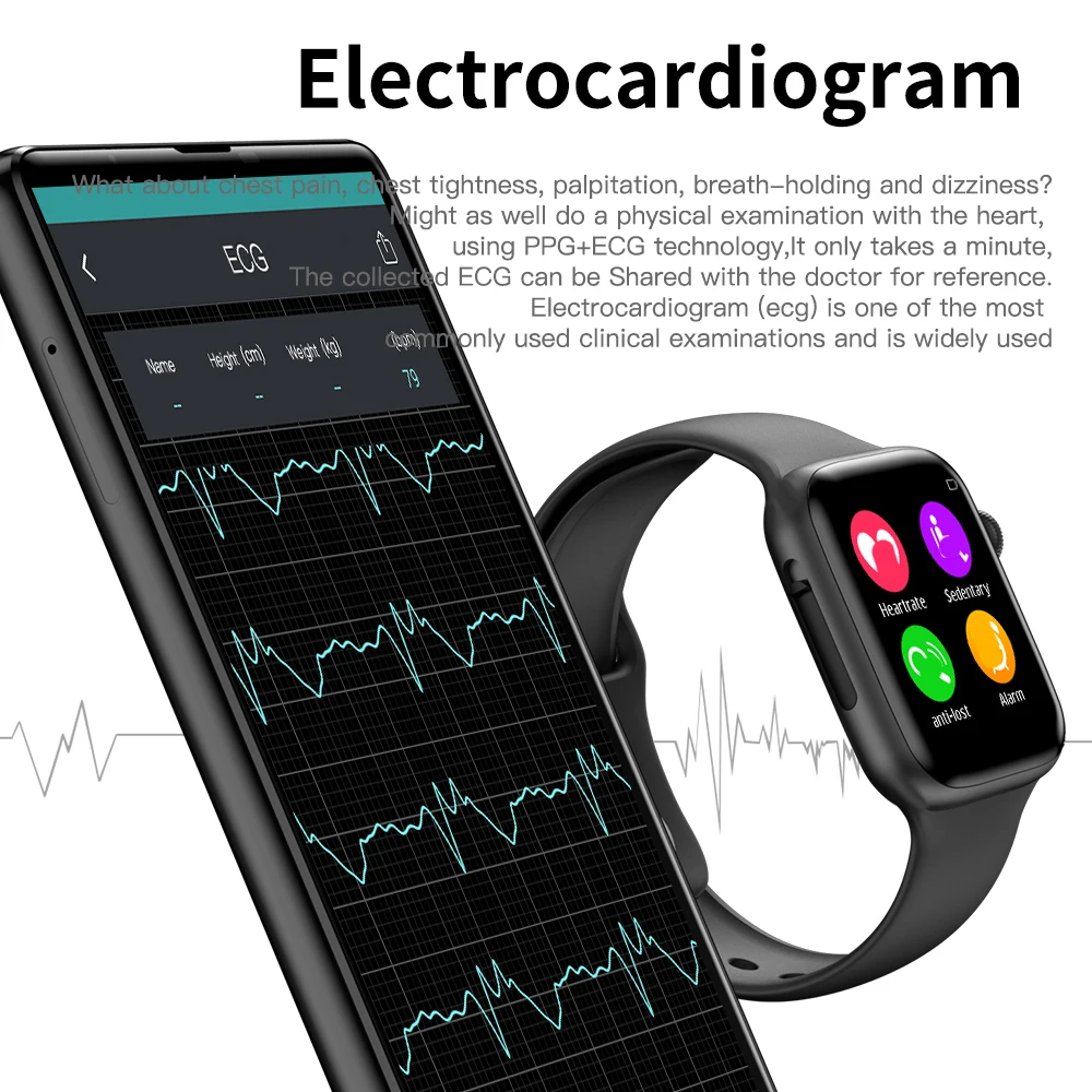 Microwear iwo 8 Lite/ecg ppg ceas inteligent Rata de Inima W34 smartwatch iwo 12 44mm IWO W26 Ceasuri Inteligente pentru oameni pentru Android IOS