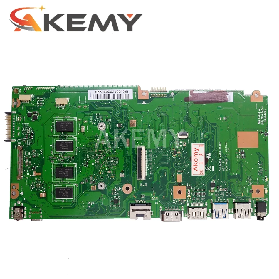 Akemy X540SA placa de baza Pentru Asus VivoBook F540S X540SA X540S R540S placa de baza laptop original CPU N3710 N3160 N3060 8GB 4GB 2GB
