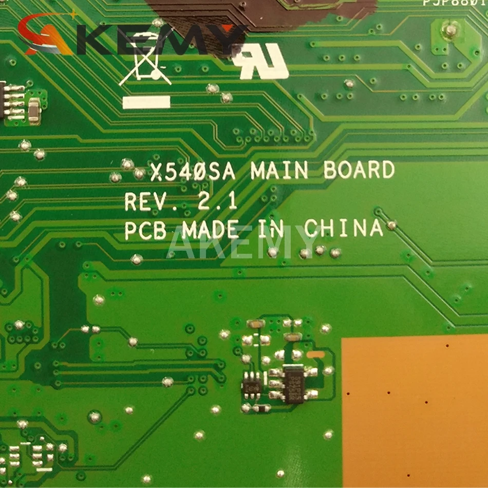 Akemy X540SA placa de baza Pentru Asus VivoBook F540S X540SA X540S R540S placa de baza laptop original CPU N3710 N3160 N3060 8GB 4GB 2GB