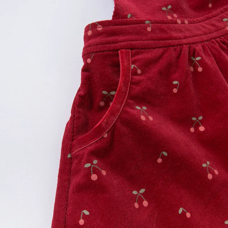 DBZ15288 dave bella toamna fetita printesa fructe de imprimare rochie lolita petrecere bretele rochie de copil haine copii