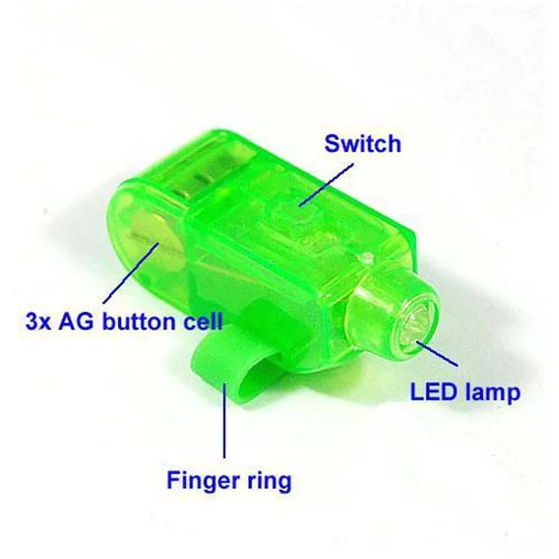 LED Deget Inelul Grinzi de Petrecere Club de noapte Gadget Strălucire de Lumină Laser Lanterna