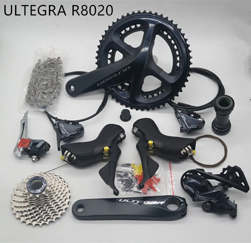 SHIMANO R8020 Groupset ULTEGRA R8020 Hidraulice pe Disc de Frână Saboți de Biciclete RUTIERE R8020 R8070 schimbator FC 50-34T 52-36T 53-39T