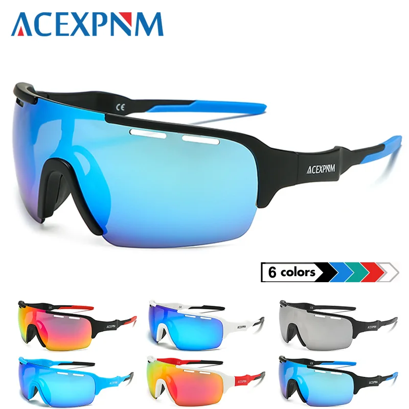 ACEXPNM Brand Nou pentru Bărbați Polarizat Ochelari de Ciclism Sporturi în aer liber, Ciclism Ochelari de protecție TR90 Mountain Bike Ciclism ochelari de Soare Ochelari