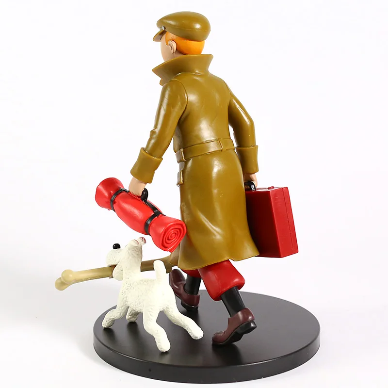 Tintin cu Milou PVC Figura Model de Jucărie pentru Copii Cadouri