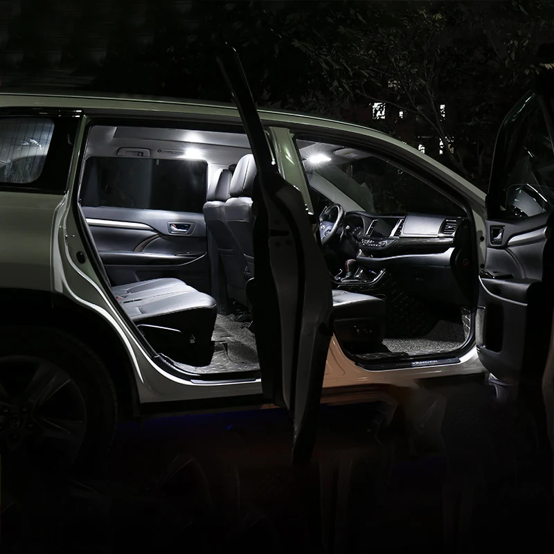 6pcs Alb, fara Eroare Bec Auto LED Lumina de Interior Kit Pentru Jeep Grand Cherokee 2016 2017 Cupola de Lumini de Lectură Lampă Portbagaj