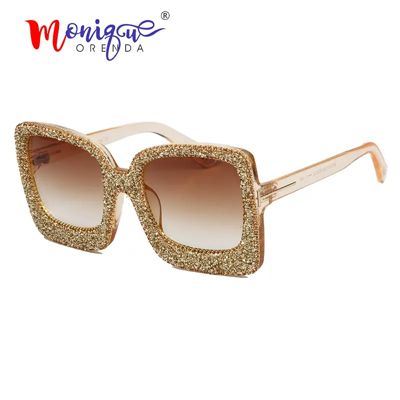 Overiszed 2019 Pătrat ochelari de Soare pentru femei Brand de Lux de epocă stras Gradient Ochelari de Soare Barbati Noi nuante de sex feminin oculos de sol