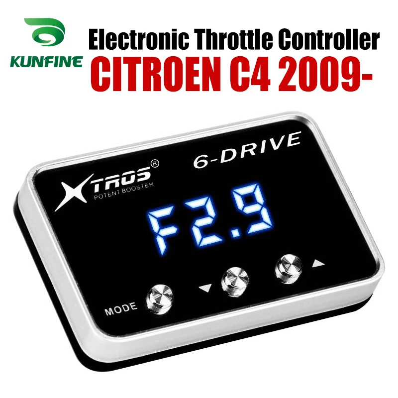 Masina de Accelerație Electronic Controler de Curse Accelerator Puternic Rapel Pentru CITROEN C4 2009-2019 Piese de Tuning Accesorii