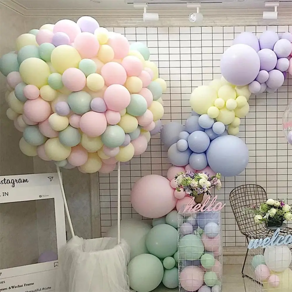 100buc Baloane 10inch Macaron Culoare Latex, Baloane Nunta Aniversare a Copilului Decor Anniversaire Ziua Îndrăgostiților Ballon balony