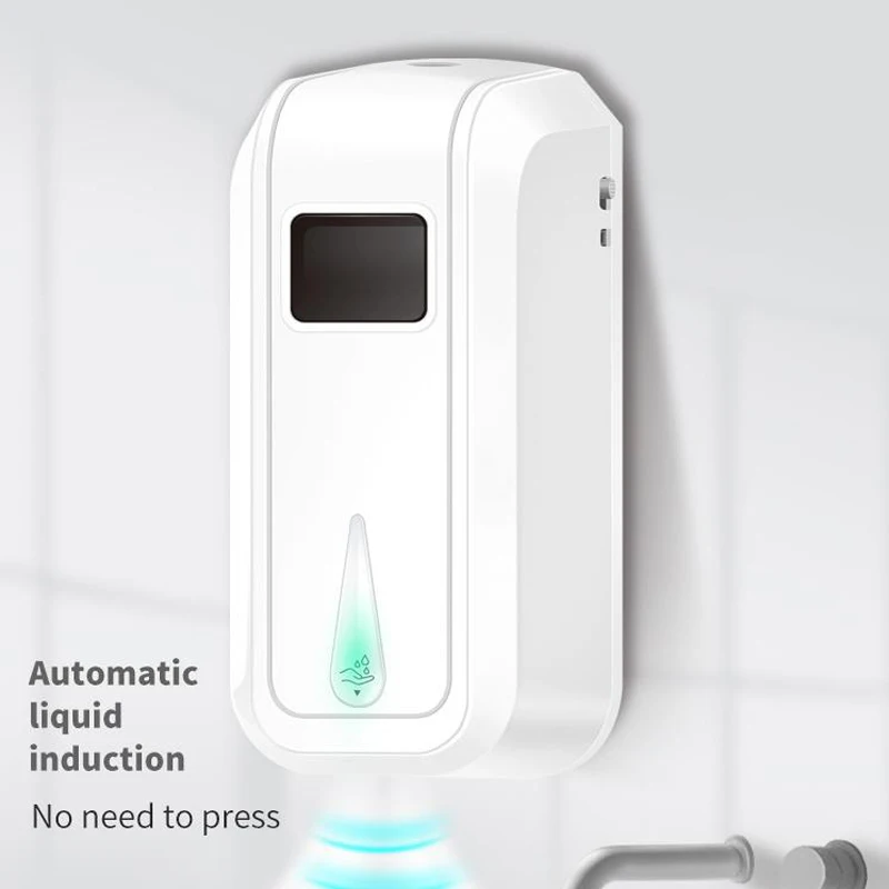 1100ml Automata Dozator Sapun Lichid Touchless Senzor Spuma de Mână mașină de Spălat Dezinfectant Alcool Spray Perete Mână Mașină de Spălat