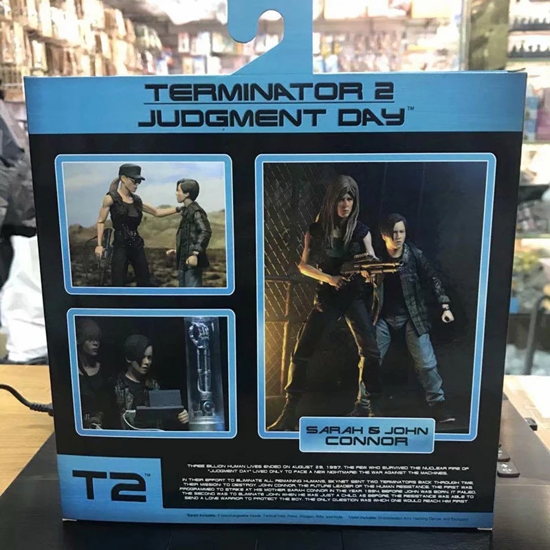 NECA Terminator Figura Ziua Judecății T-800 Arnold Acțiune T-800 Figura de Colectie Model de Jucărie 18cm